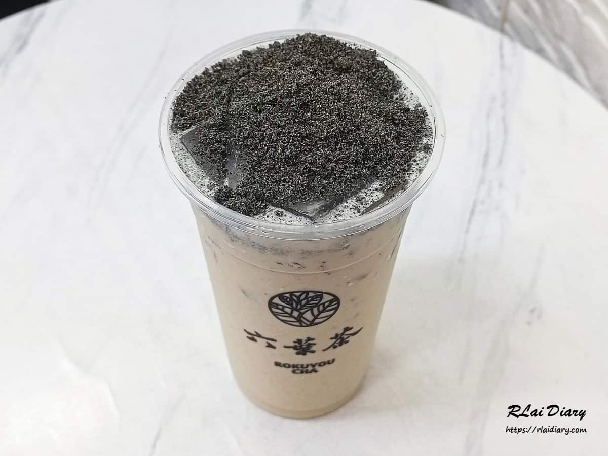 六葉茶飲料店 芝麻奶茶