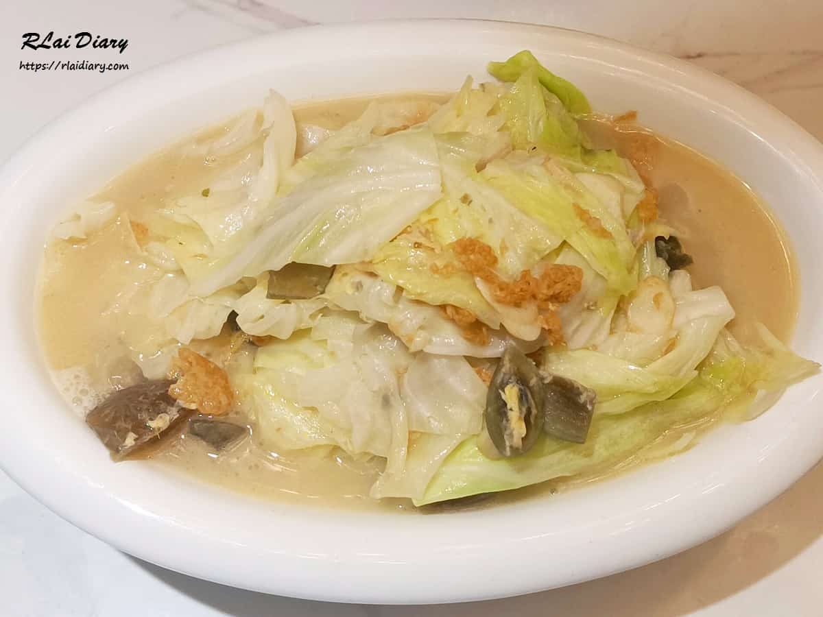 阿滿厝台式創意餐廳 台北店 松花高麗菜1