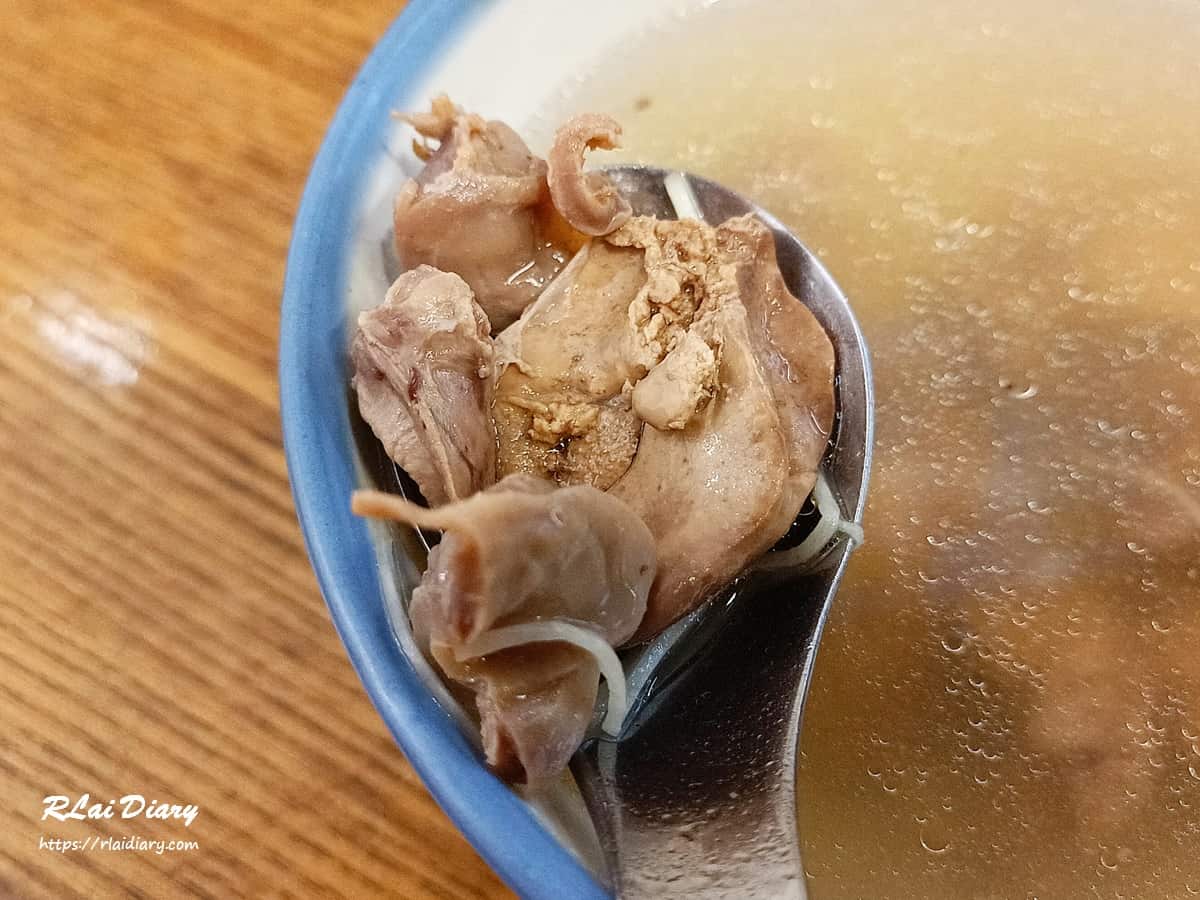 竹林雞肉 下水湯2