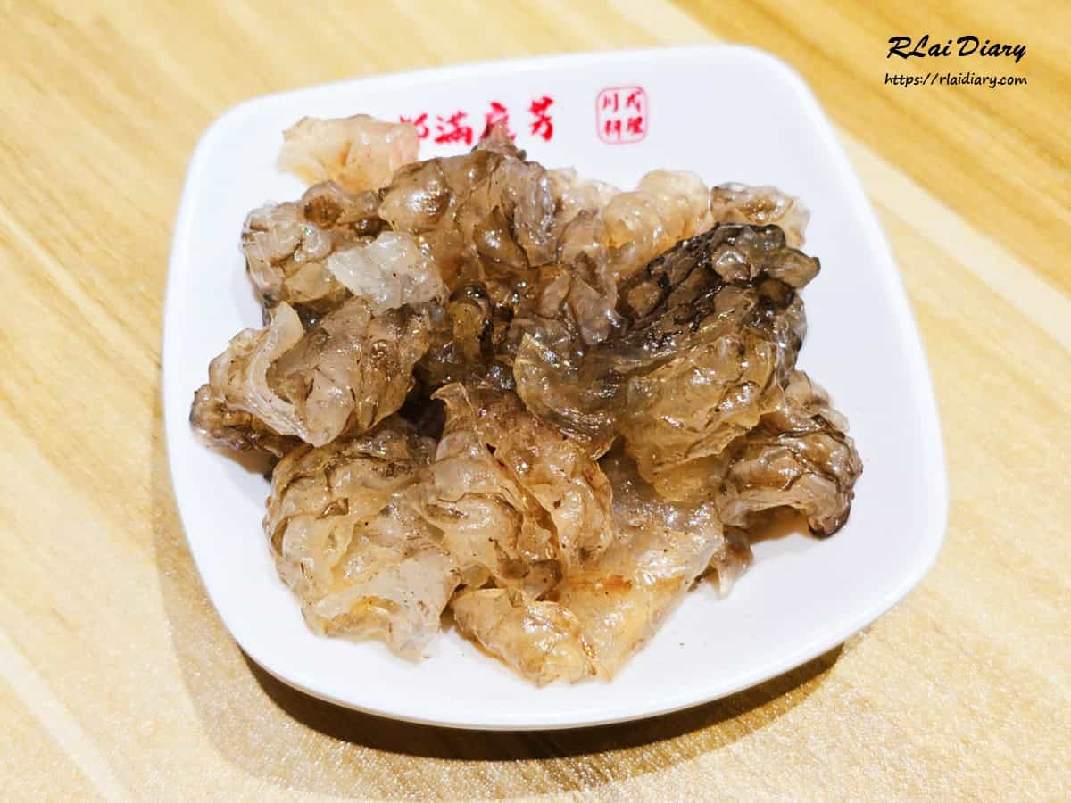 成都滿庭芳川式料理 四川涼拌魚皮