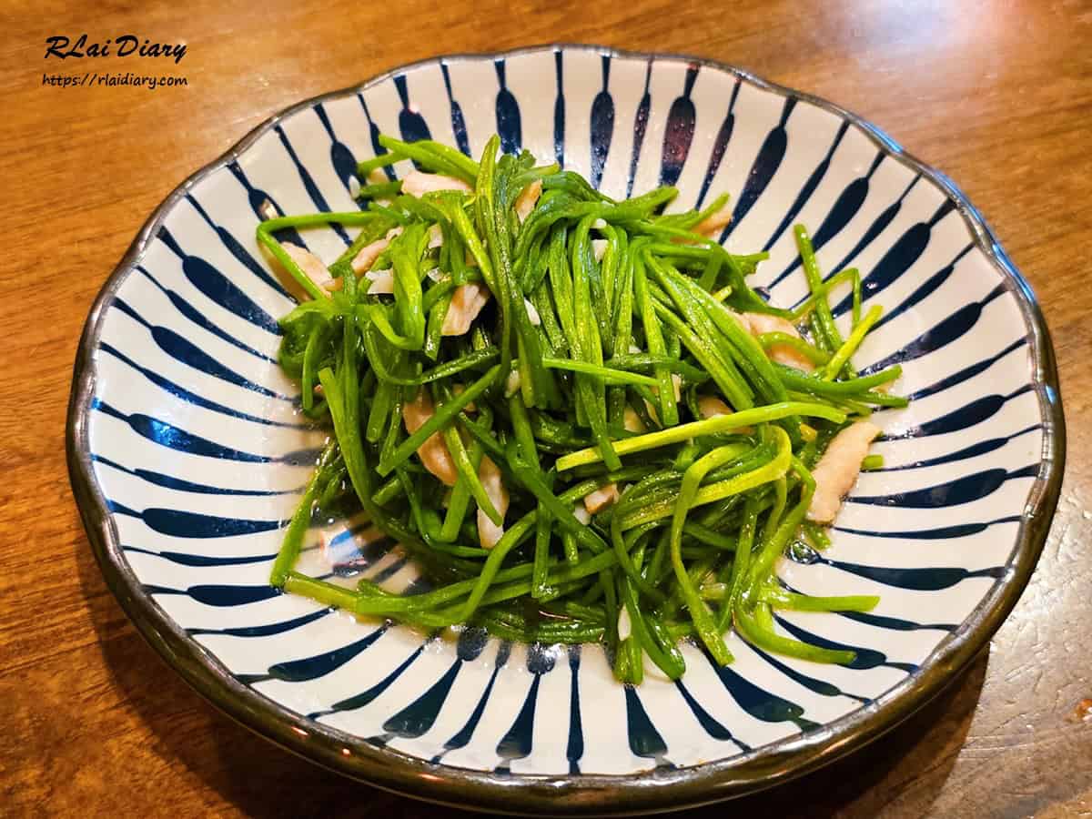 老味噌居酒屋新莊店 松阪豬炒水蓮1