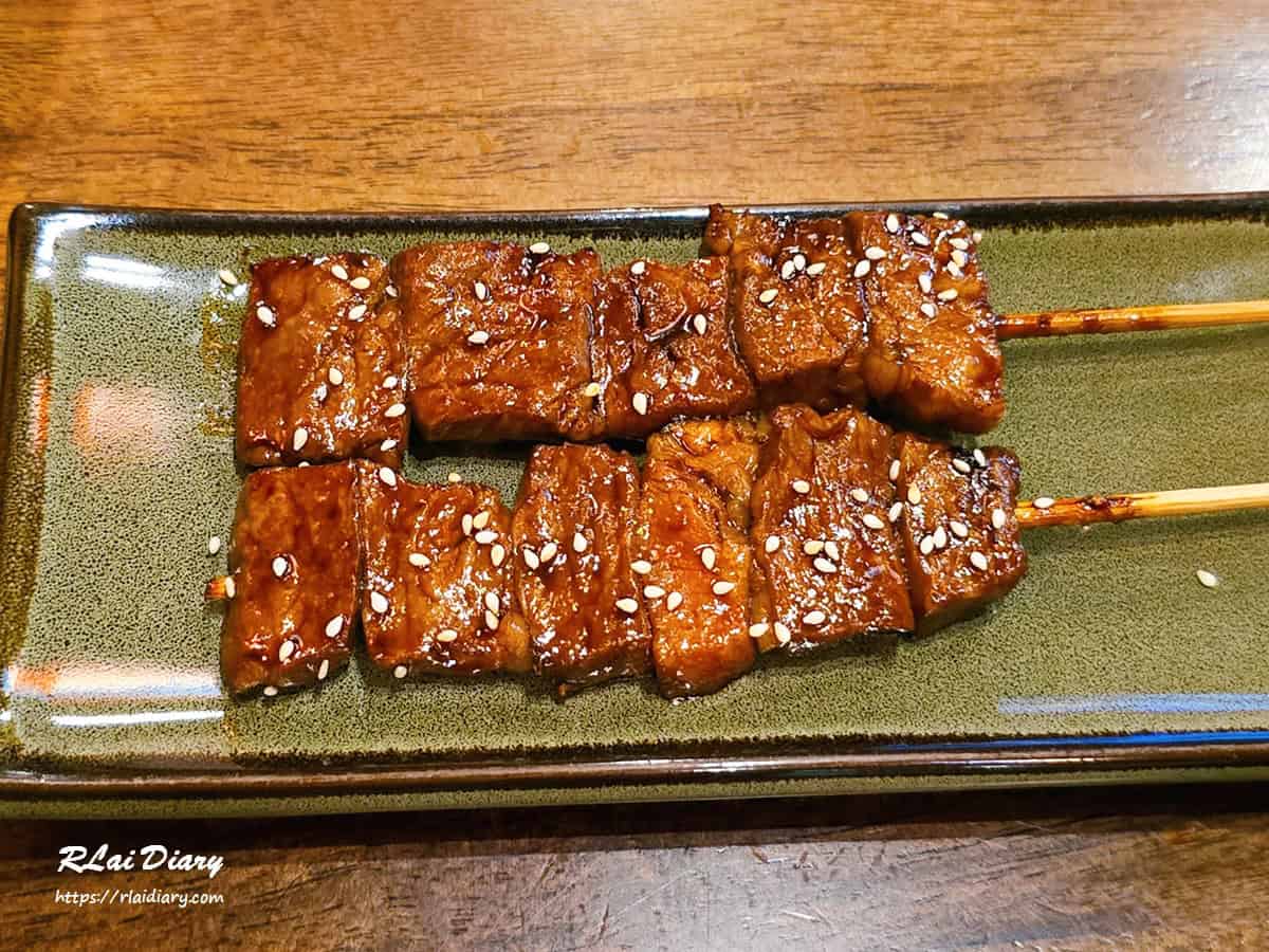 老味噌居酒屋新莊店 鹽烤無骨牛小排1