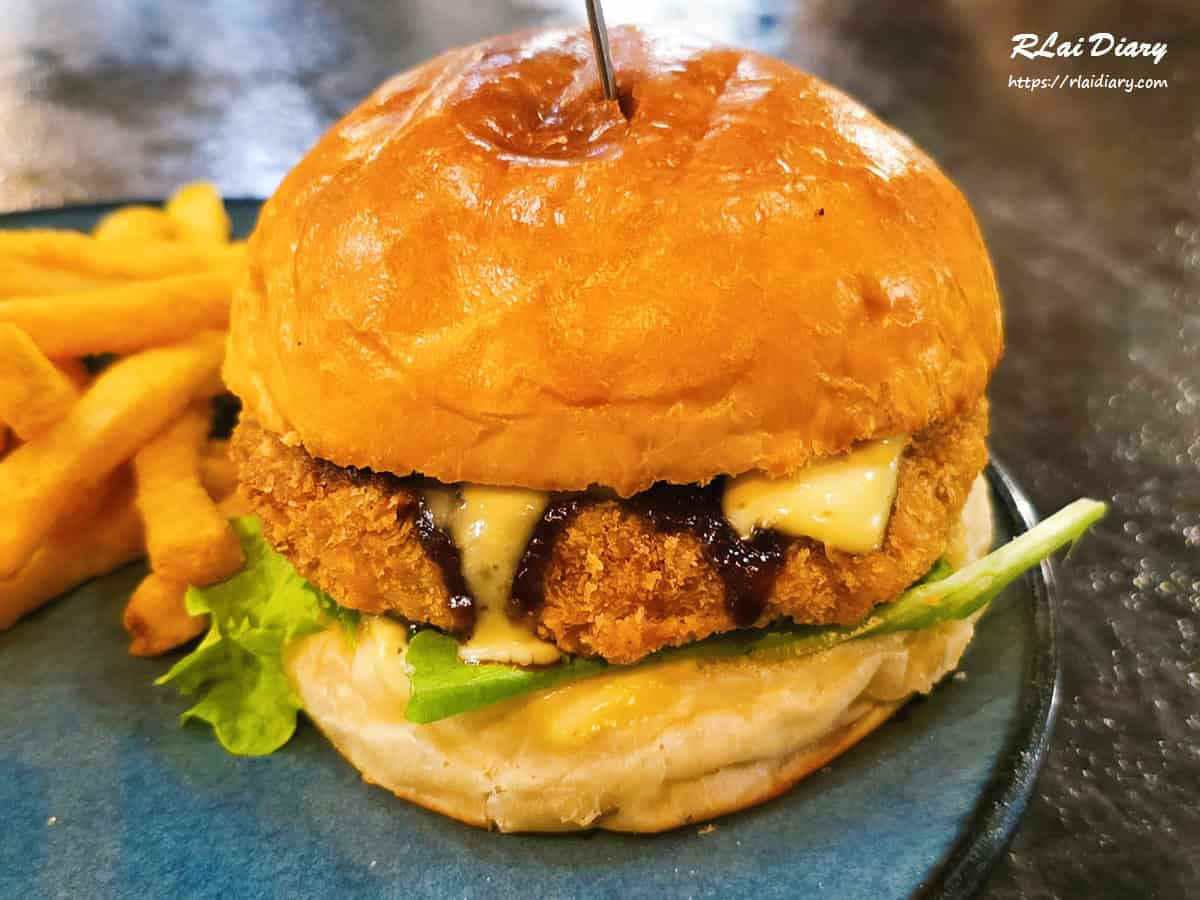 BaganHood蔬食餐酒館 山葵日式炸豬排堡2