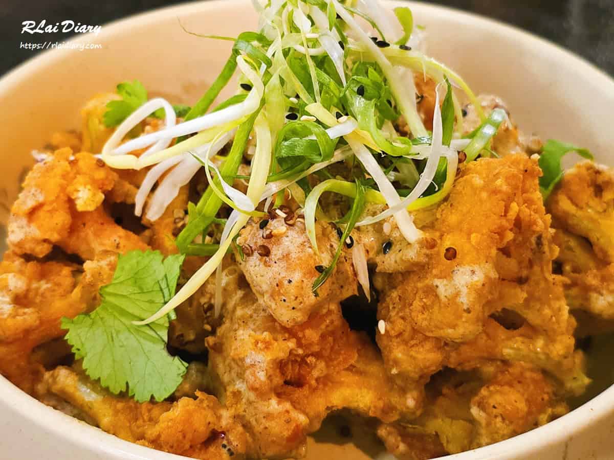 BaganHood蔬食餐酒館 炸辣花椰2