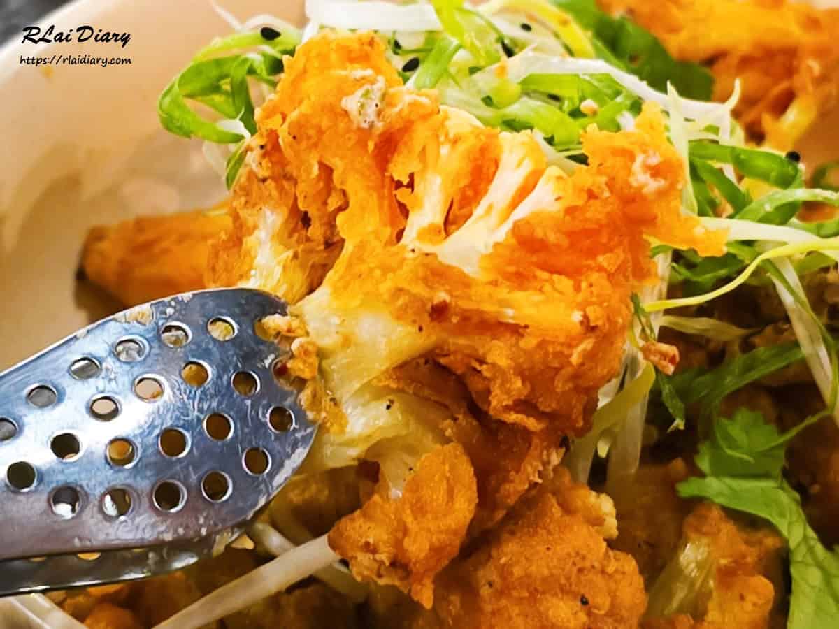 BaganHood蔬食餐酒館 炸辣花椰3