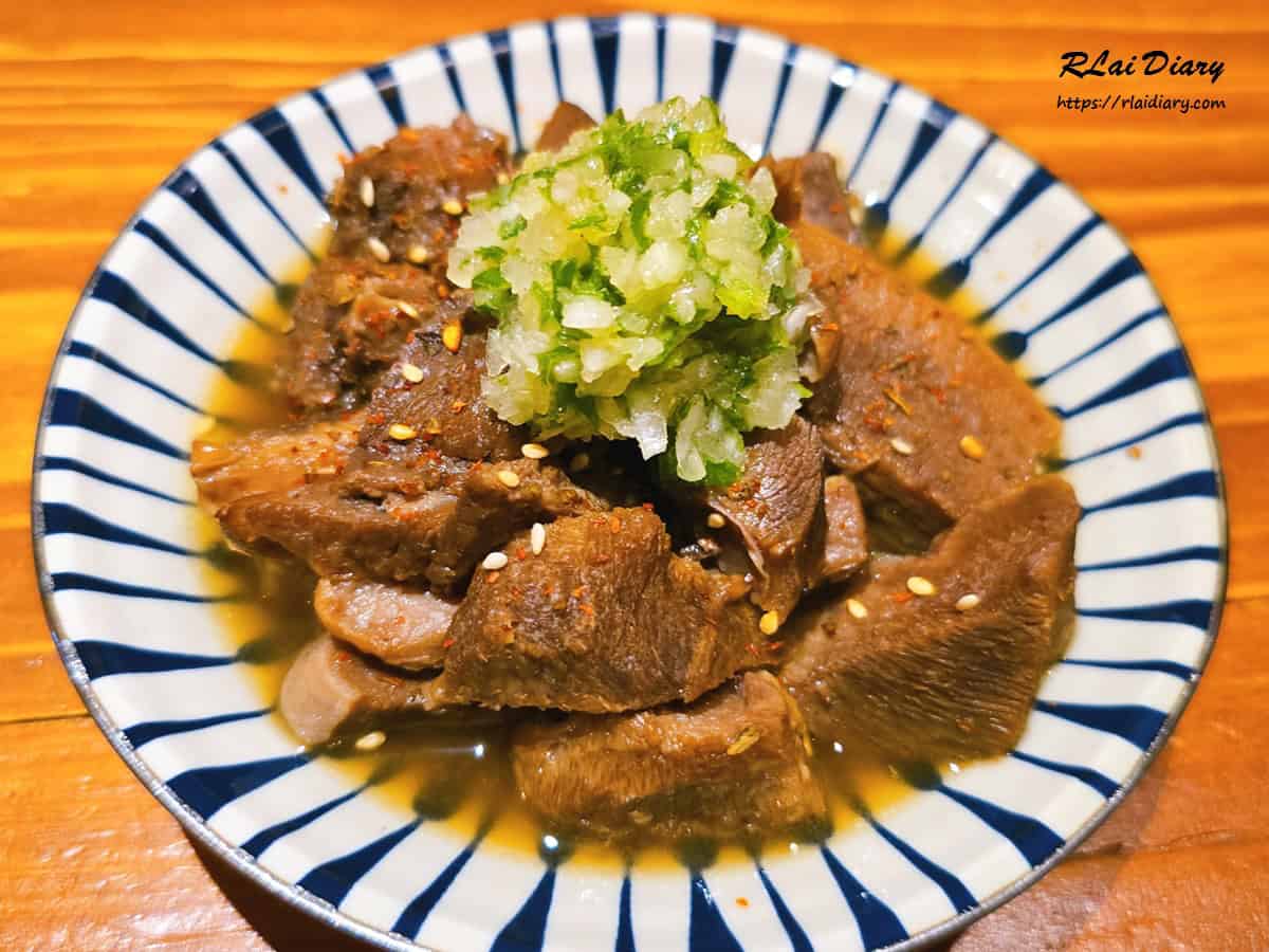 織田信長串燒酒場榮華分舖 特製滷牛舌1