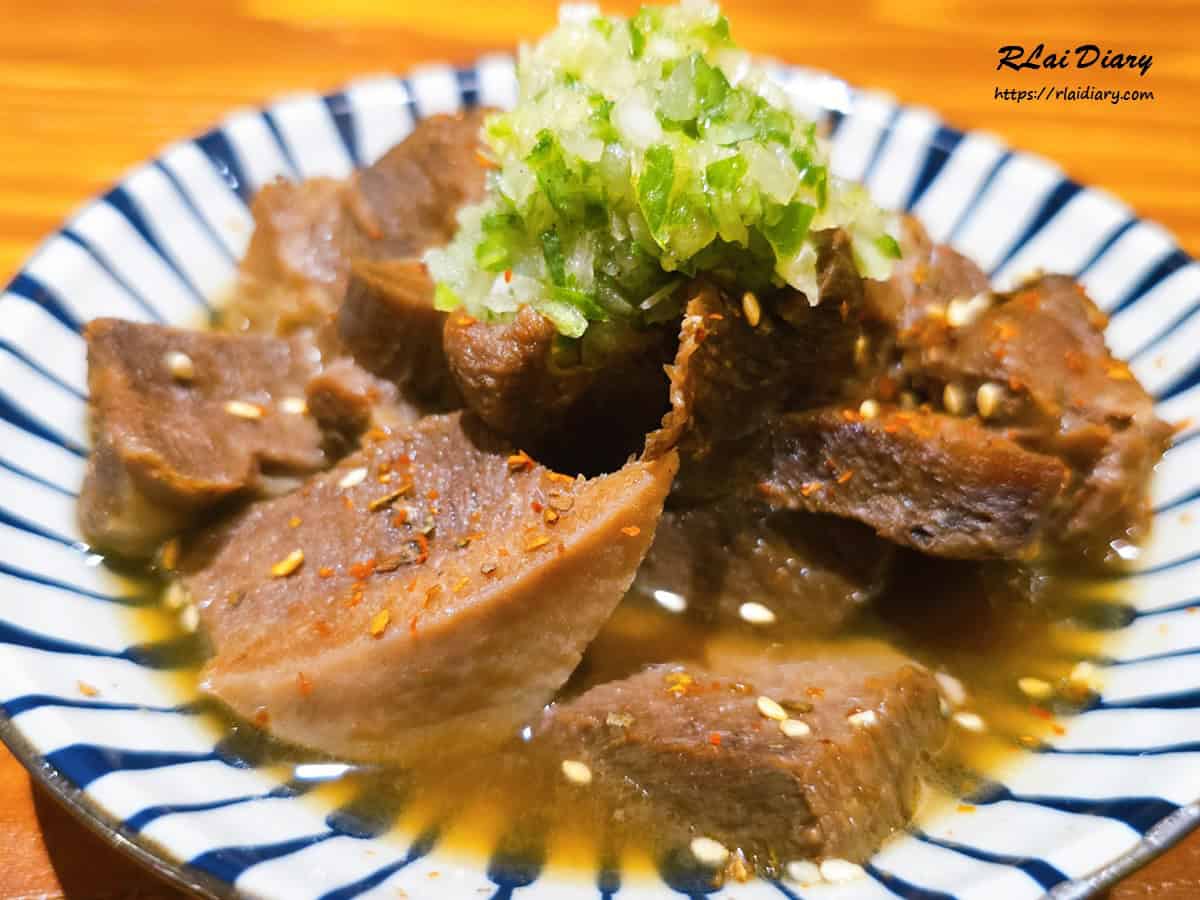 織田信長串燒酒場榮華分舖 特製滷牛舌2