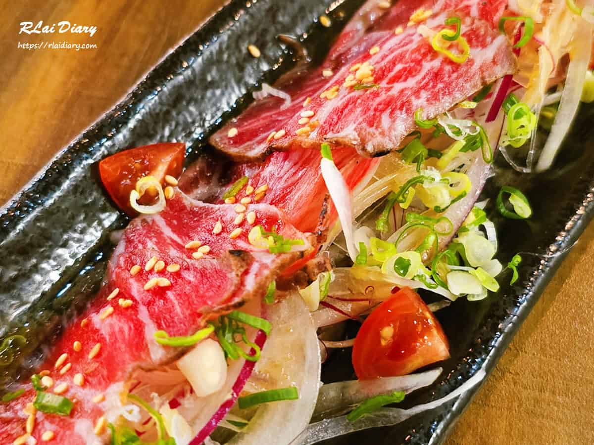 西武居酒屋 生牛肉沙拉3