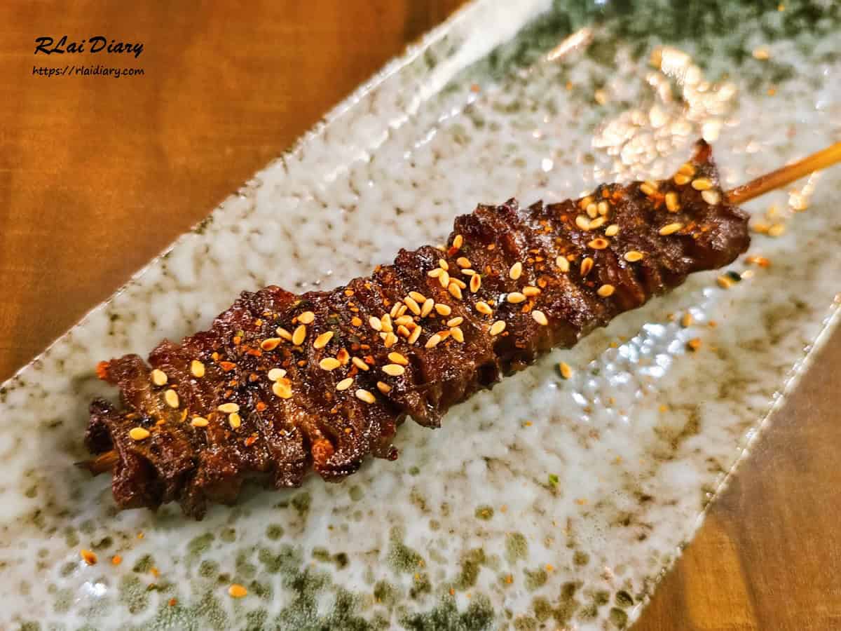 西武居酒屋 鹽烤牛小排1