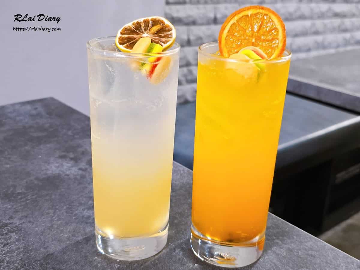 嶼人漢堡 氣泡飲1