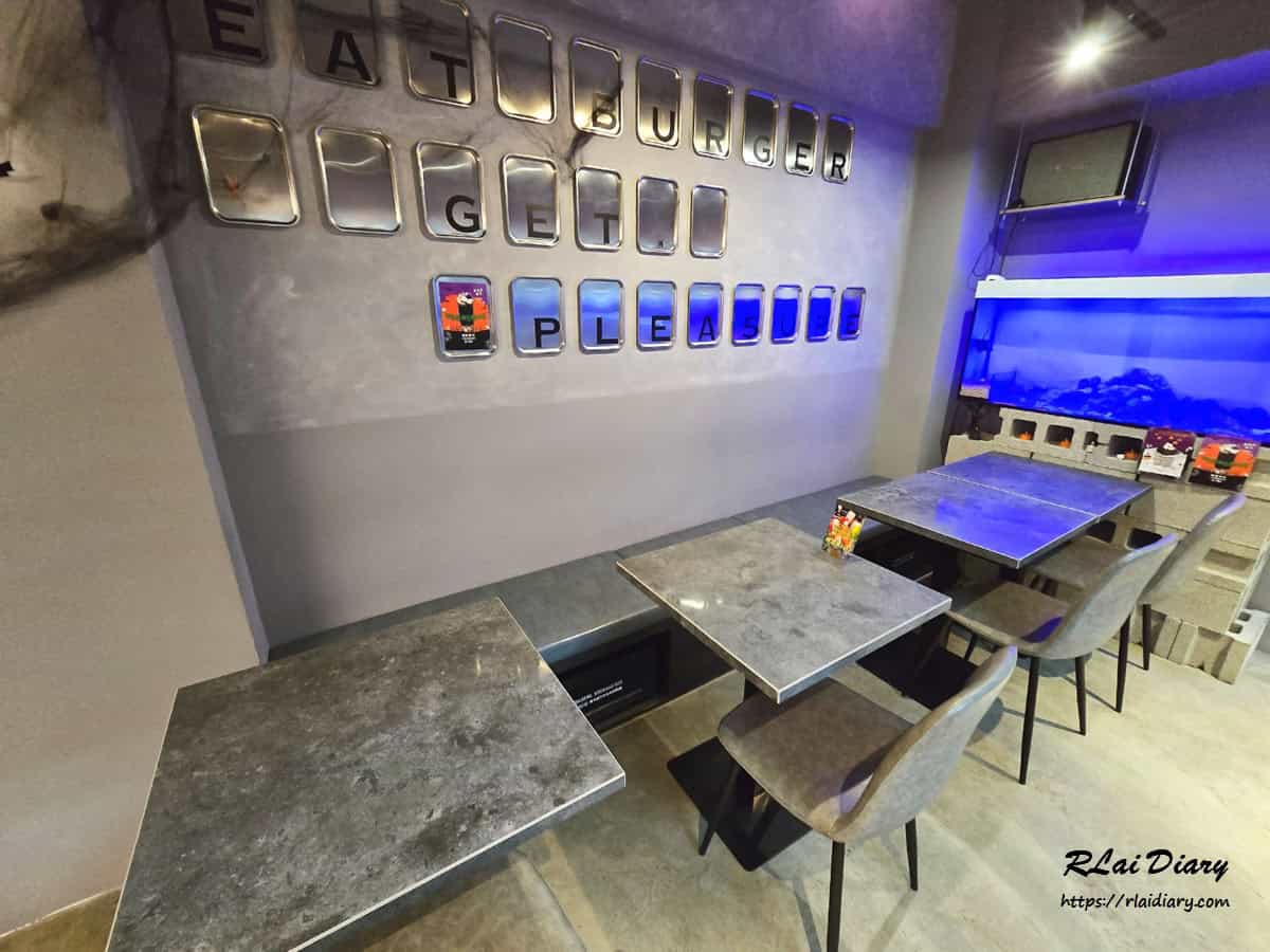 嶼人漢堡 內部3