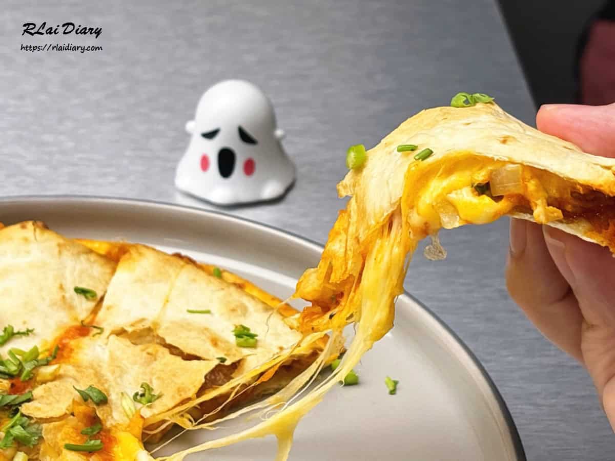 嶼人漢堡 墨西哥辣味雞肉起司薄餅3