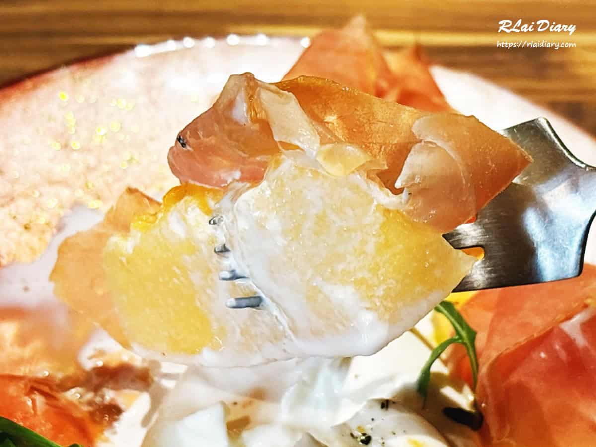 Reale Cucina Italiana 哈密瓜生火腿布拉塔起司4