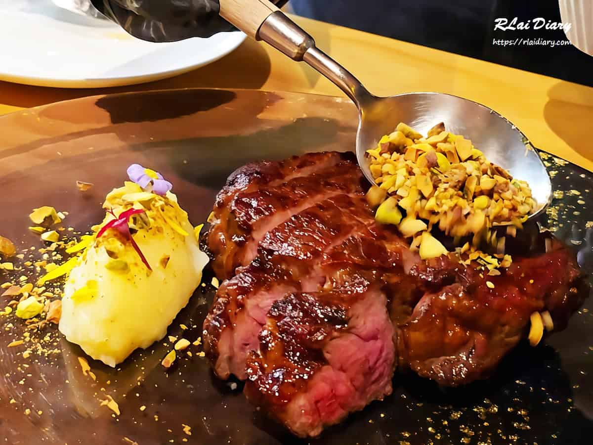 Reale Cucina Italiana 開心果脆炙燒F1紐約客和牛排4