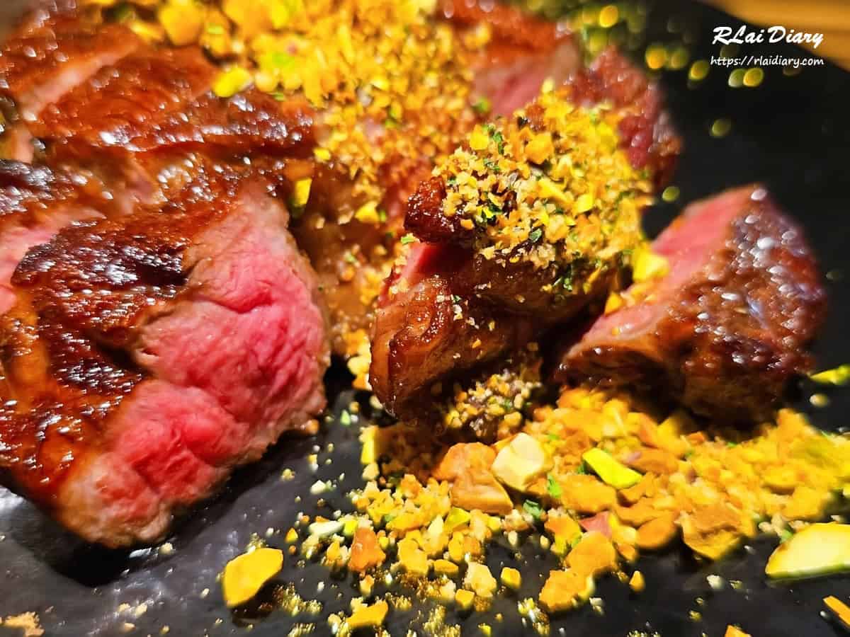 Reale Cucina Italiana 開心果脆炙燒F1紐約客和牛排5