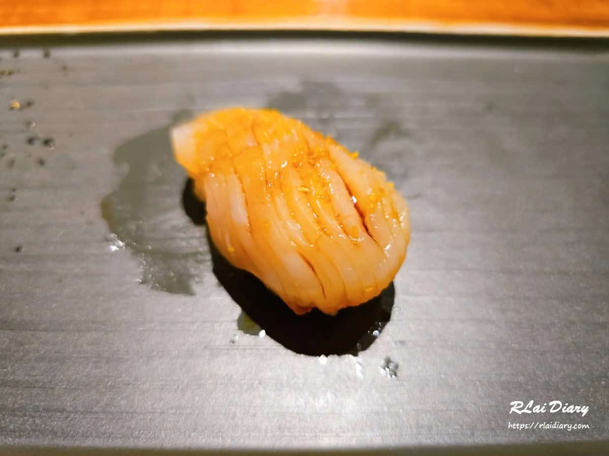 鮨一壽司 日本牛角貝握壽司1