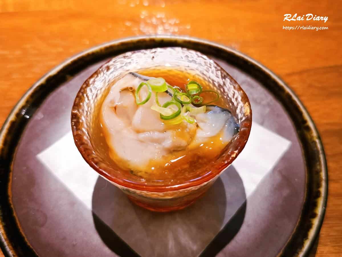 鮨一壽司 北海道厚岸生蠔佐水果醋1