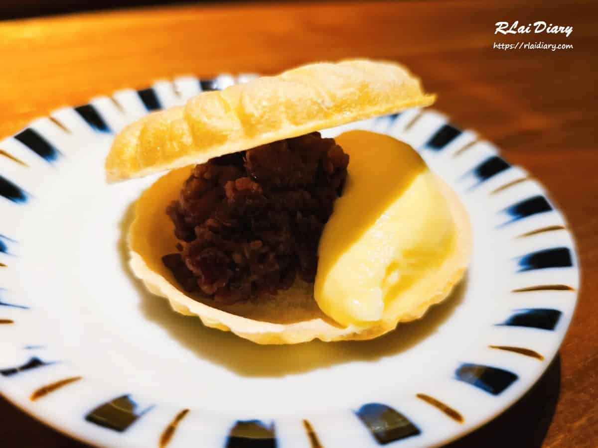 鮨一壽司 紅豆卡士達最中餅2