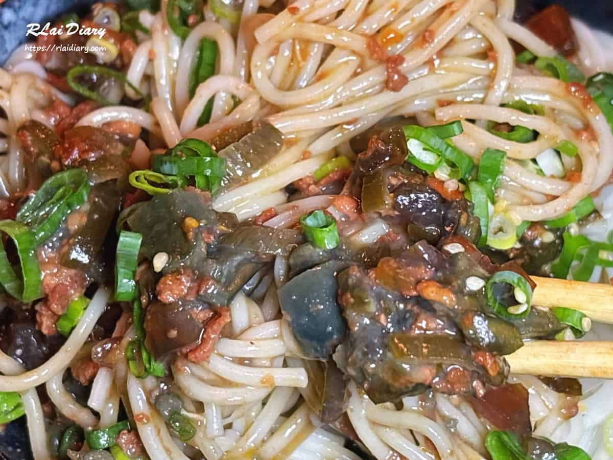 微醺中山 皮蛋肉醬乾拌麵3