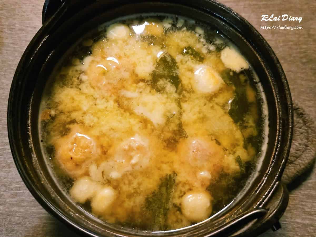 微醺中山 雞肉丸子味噌湯1