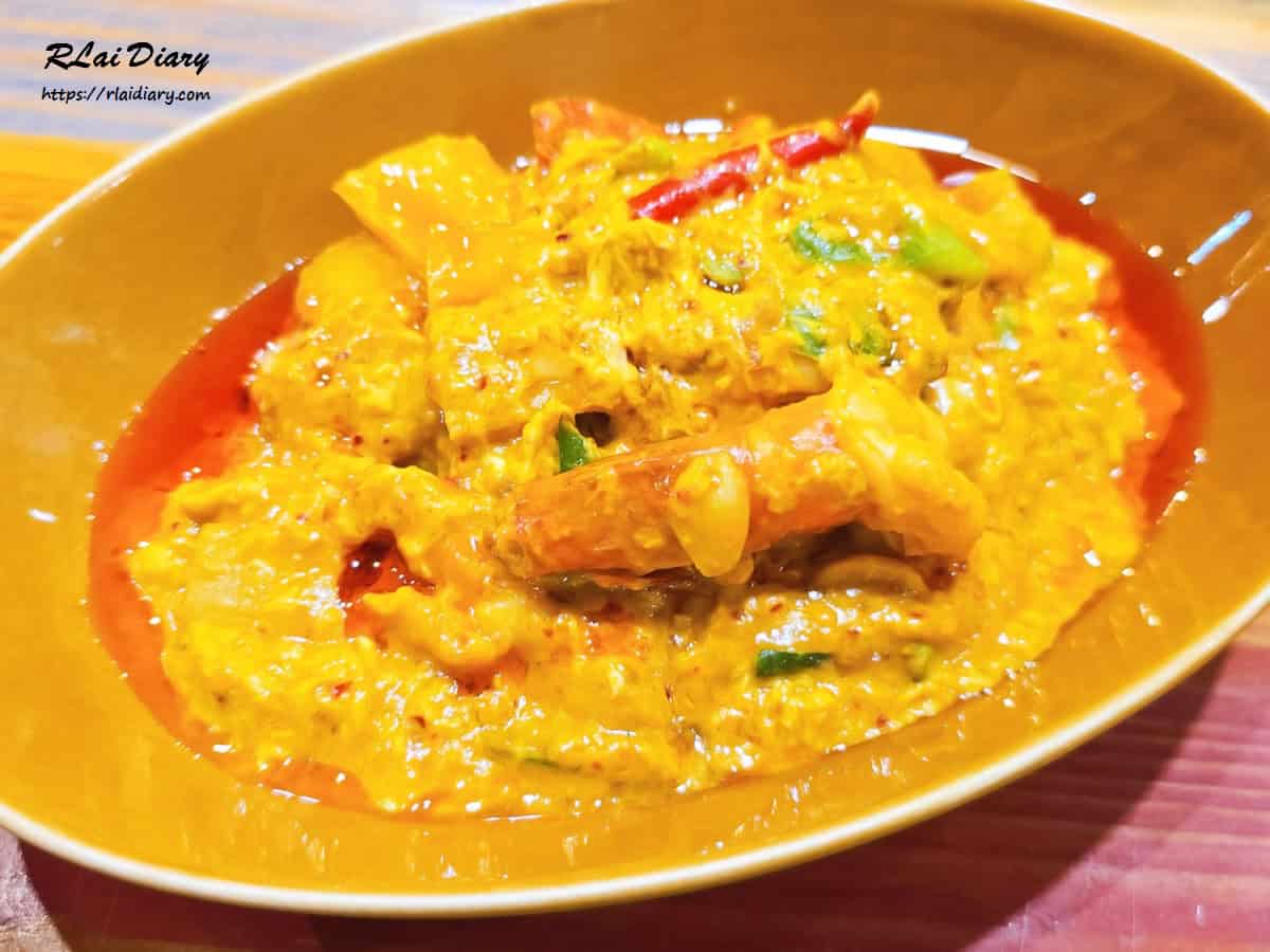 小食泰泰式料理餐廳 滑蛋咖哩大蝦1