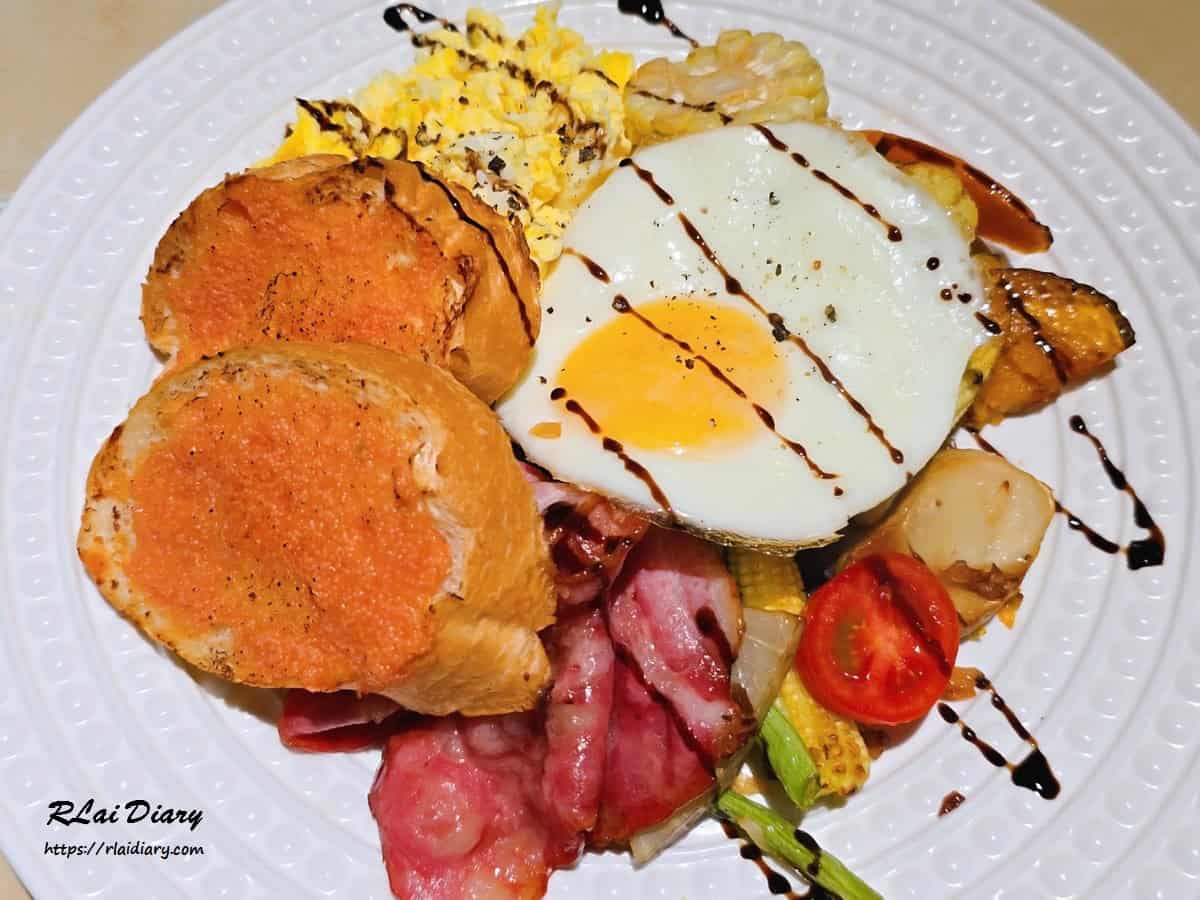 法式早午餐盤整體擺盤