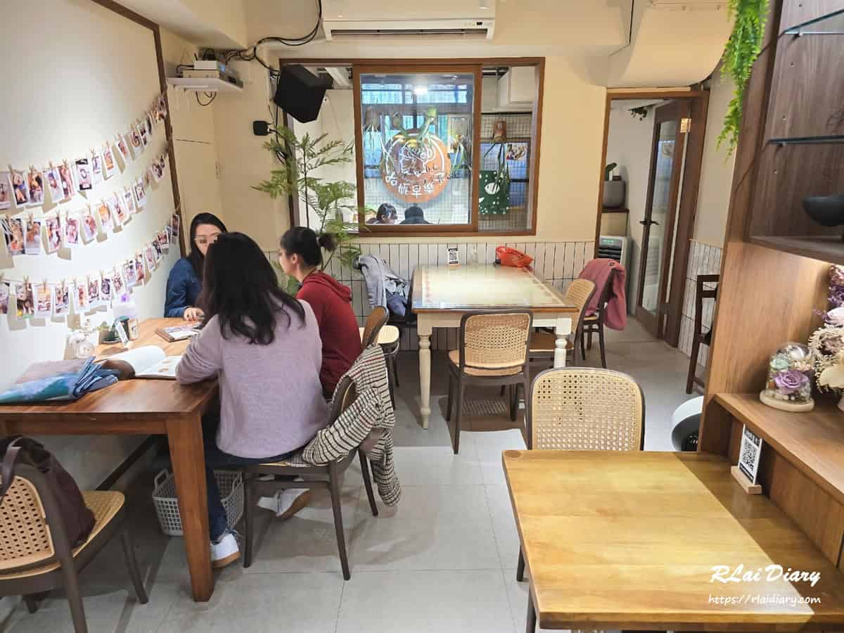 早午餐店內座位區實拍