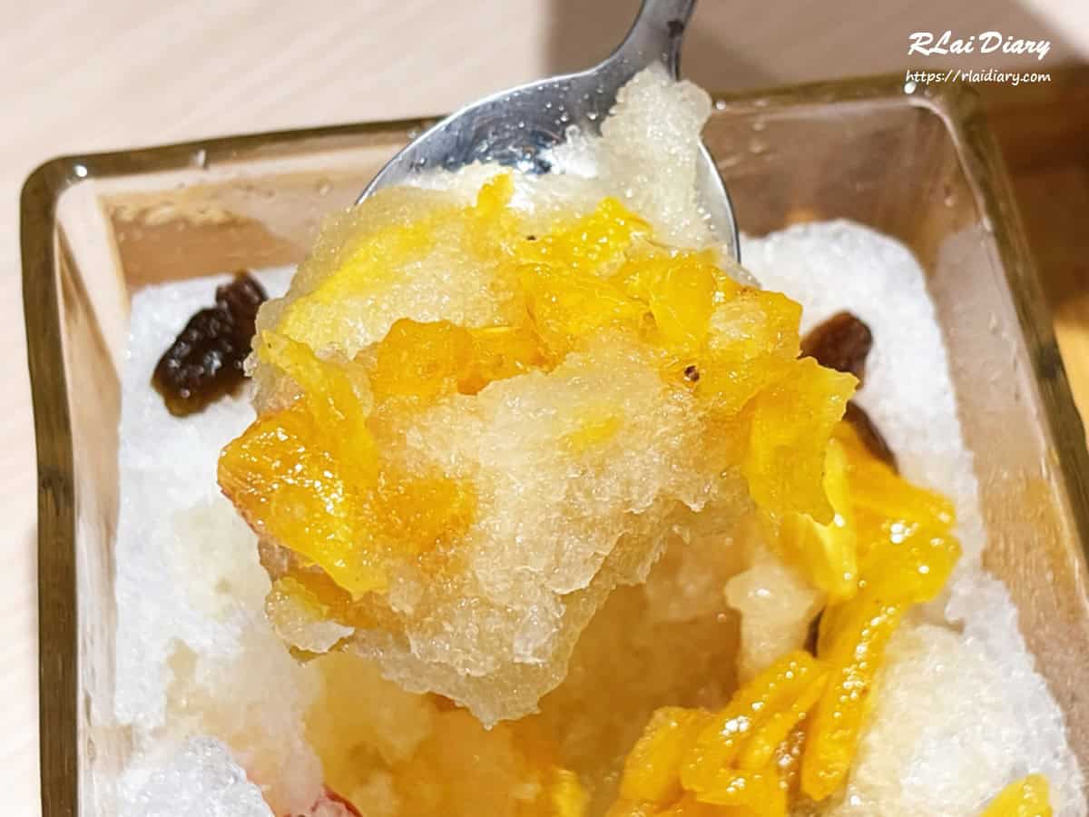 涼糧甜品 蜜釀鳳梨酸梅刨冰3