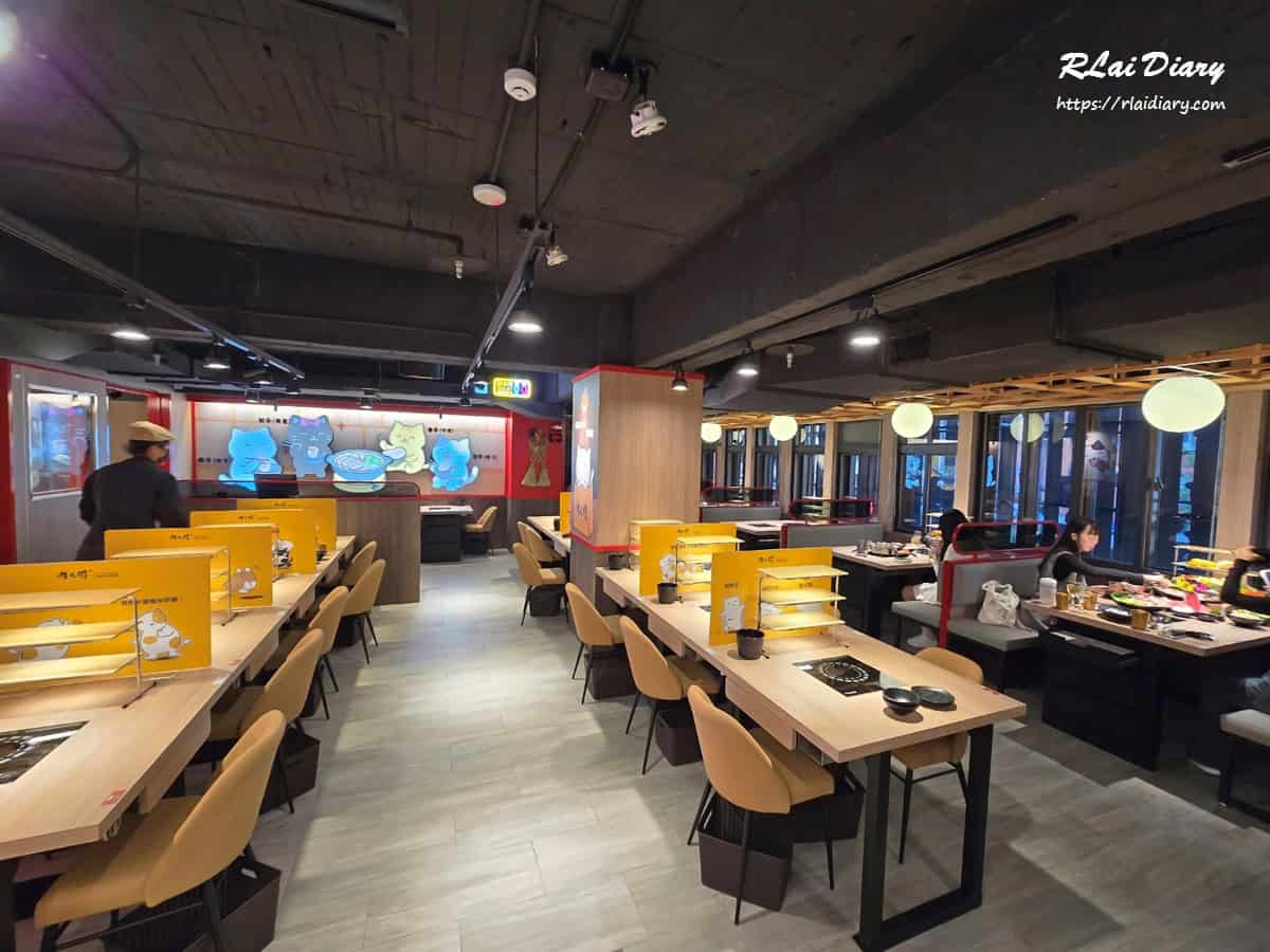 肉之間古亭店店內用餐環境