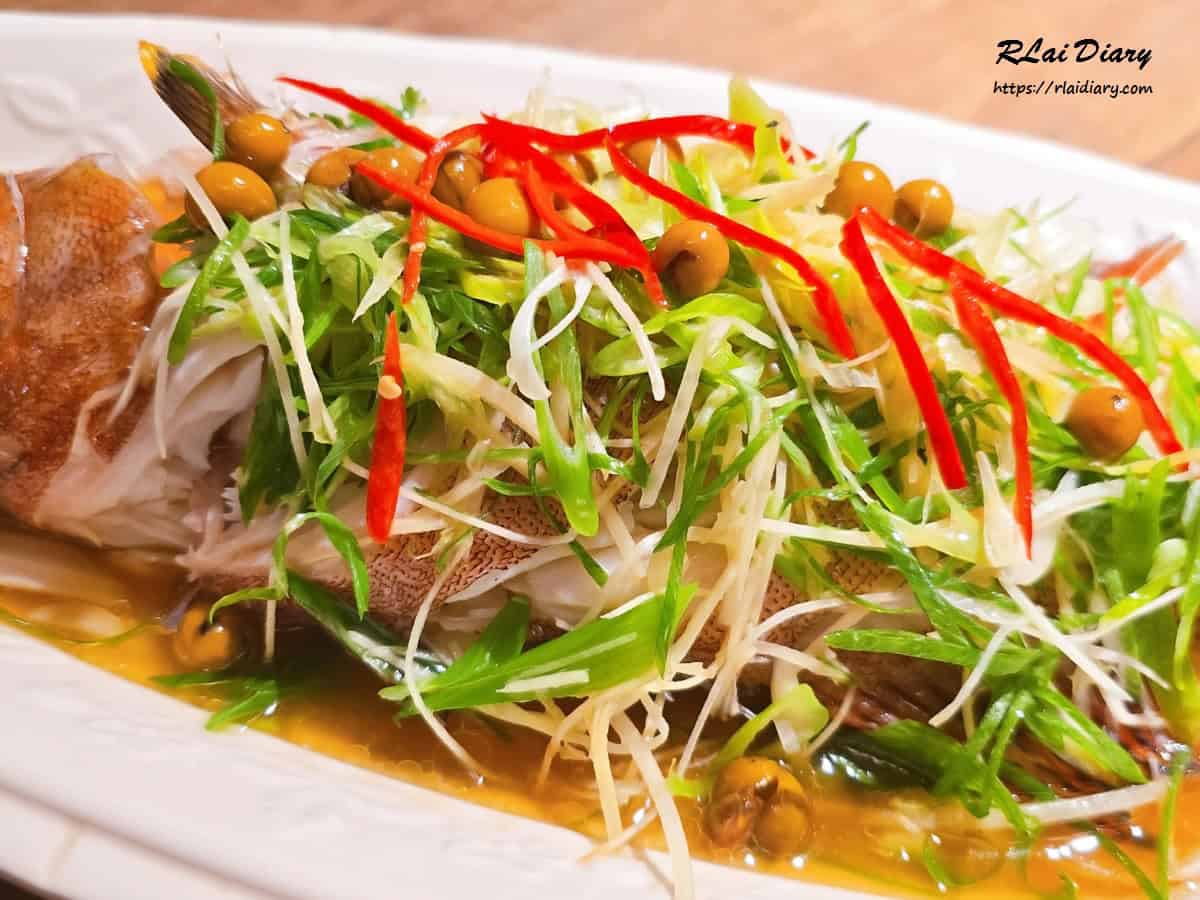 清蒸全魚魚肉細節