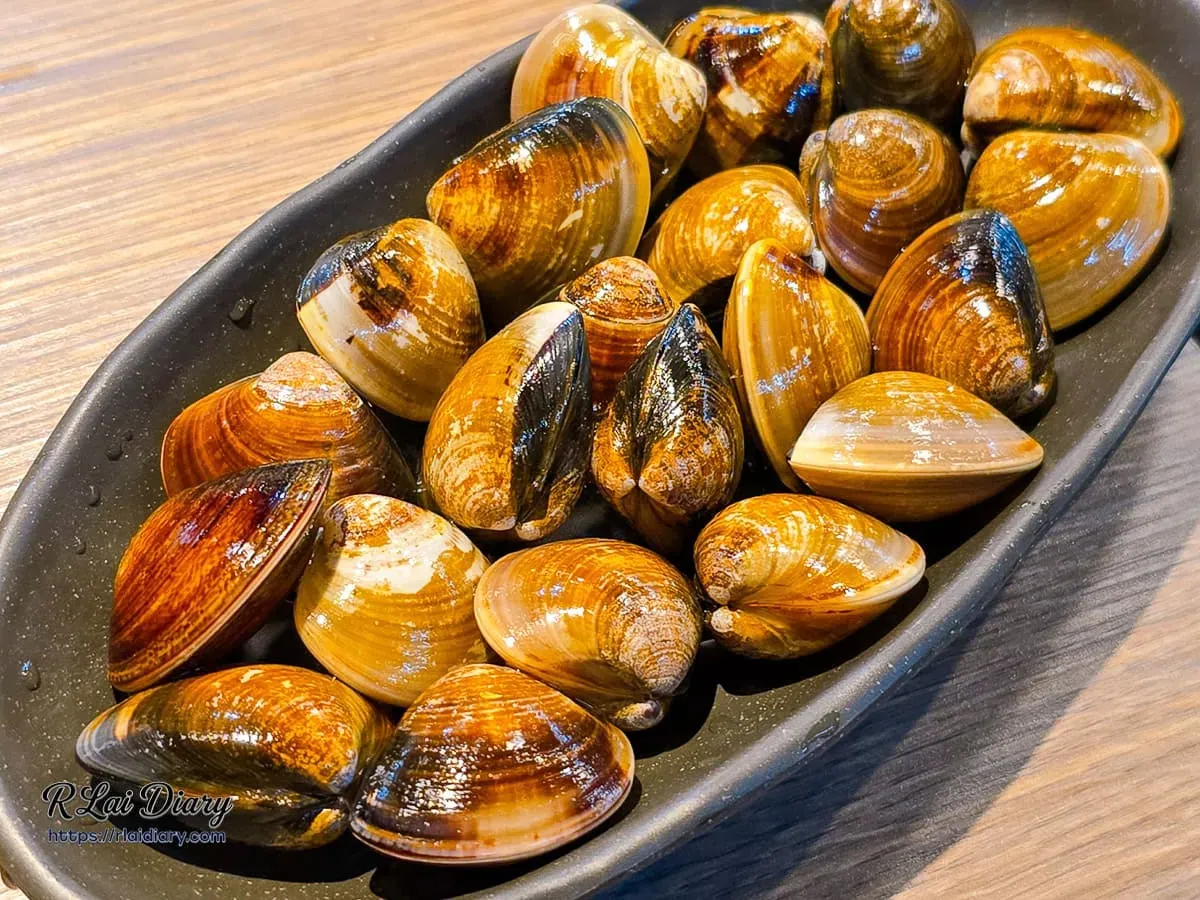 特寫大顆蛤蜊，煮火鍋能增添湯頭鮮味