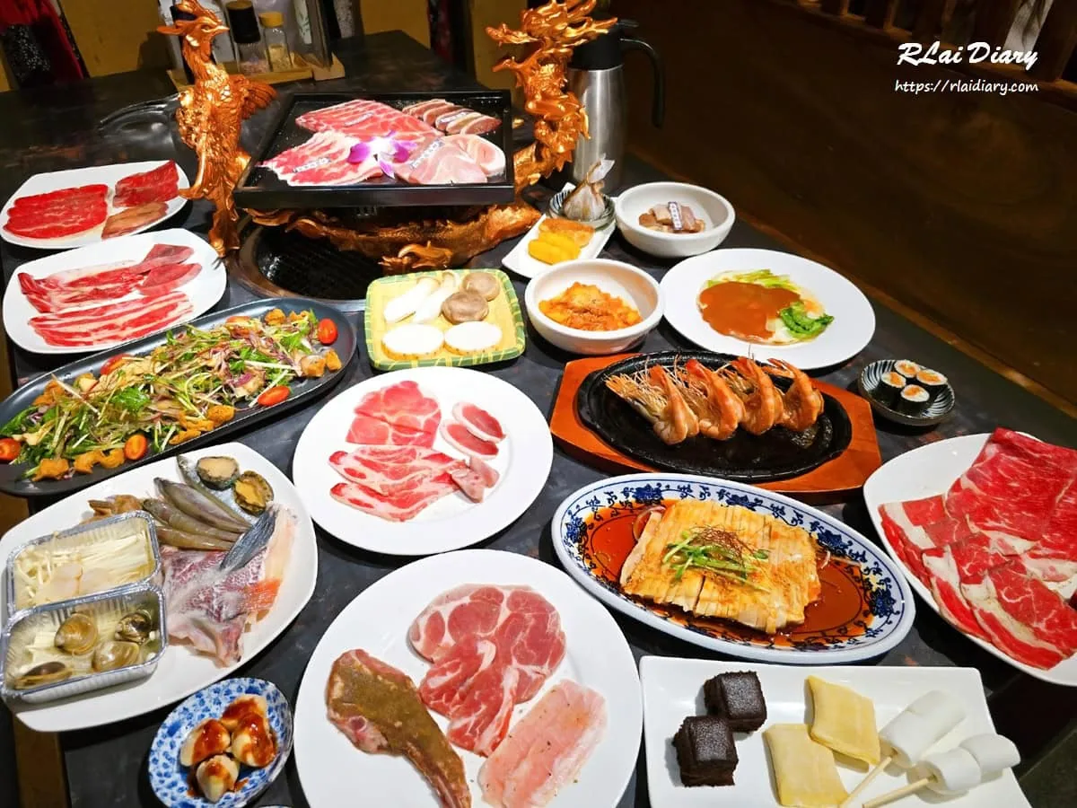 墨妃家燒肉吃到飽豐富肉品海鮮滿桌饗宴