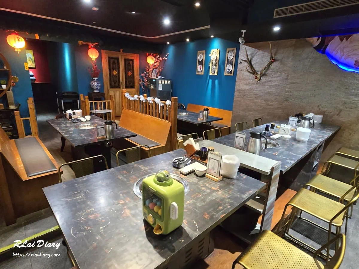 墨妃家燒肉寬敞的用餐空間