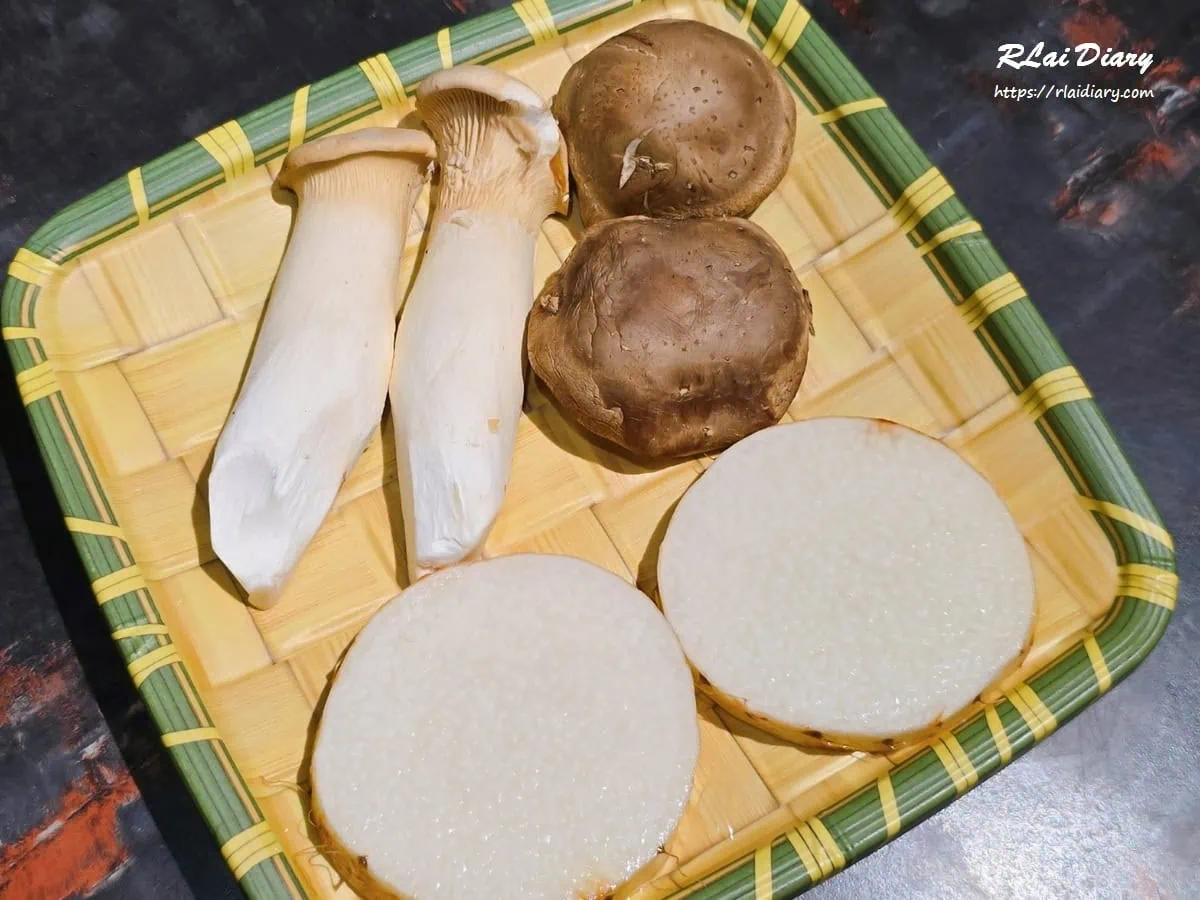 墨妃家燒肉烤時蔬拼盤香菇杏鮑菇山藥