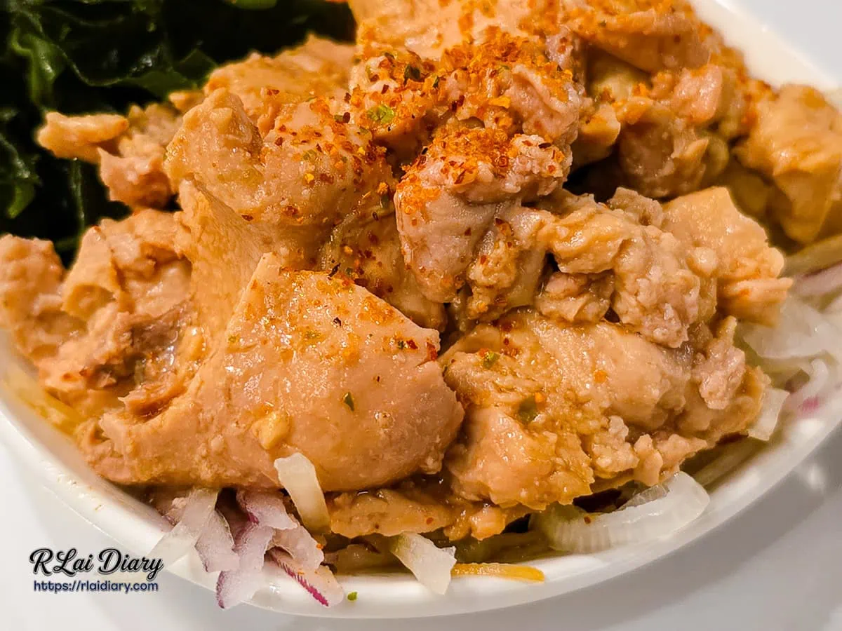 海酒食堂-柚子醋鱈魚肝特寫-口感綿密無腥味