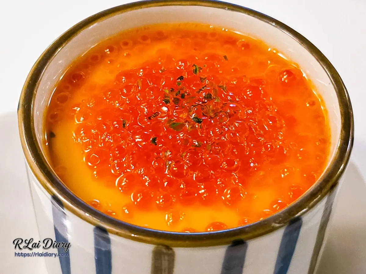 海酒食堂-人氣推薦-滿滿鮭魚卵的日式茶碗蒸