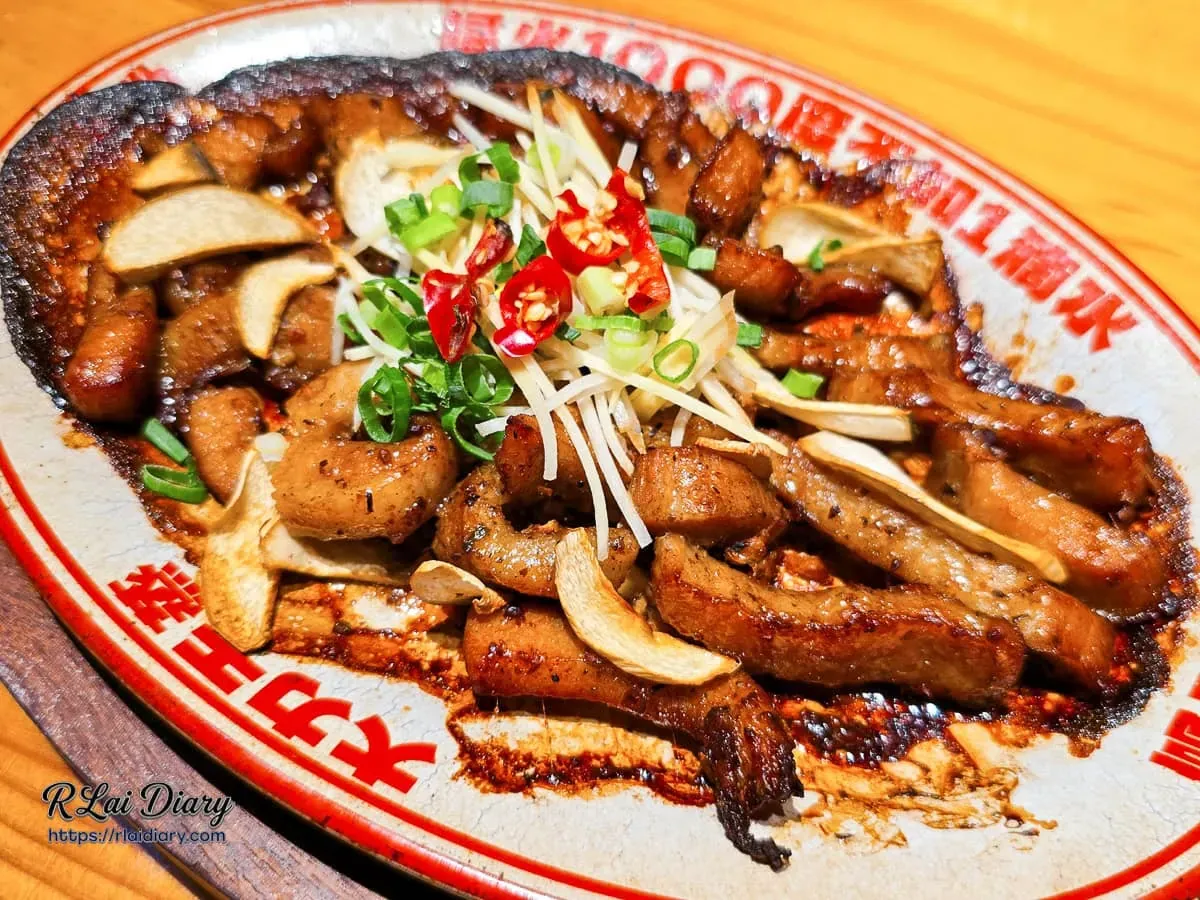 大力干蒸排骨飯Q彈脆口干蒸松阪豬全貌