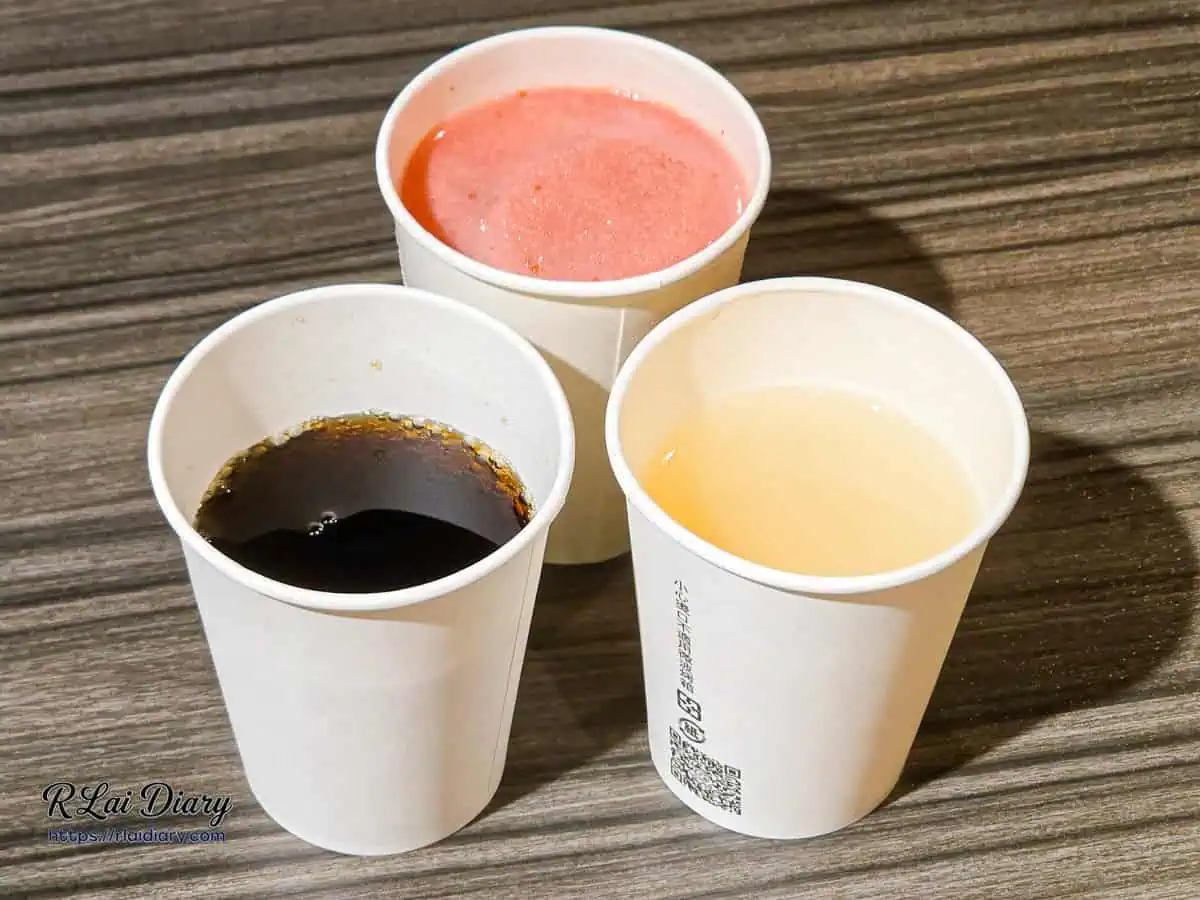 狂一鍋的自助吧飲料選擇多元