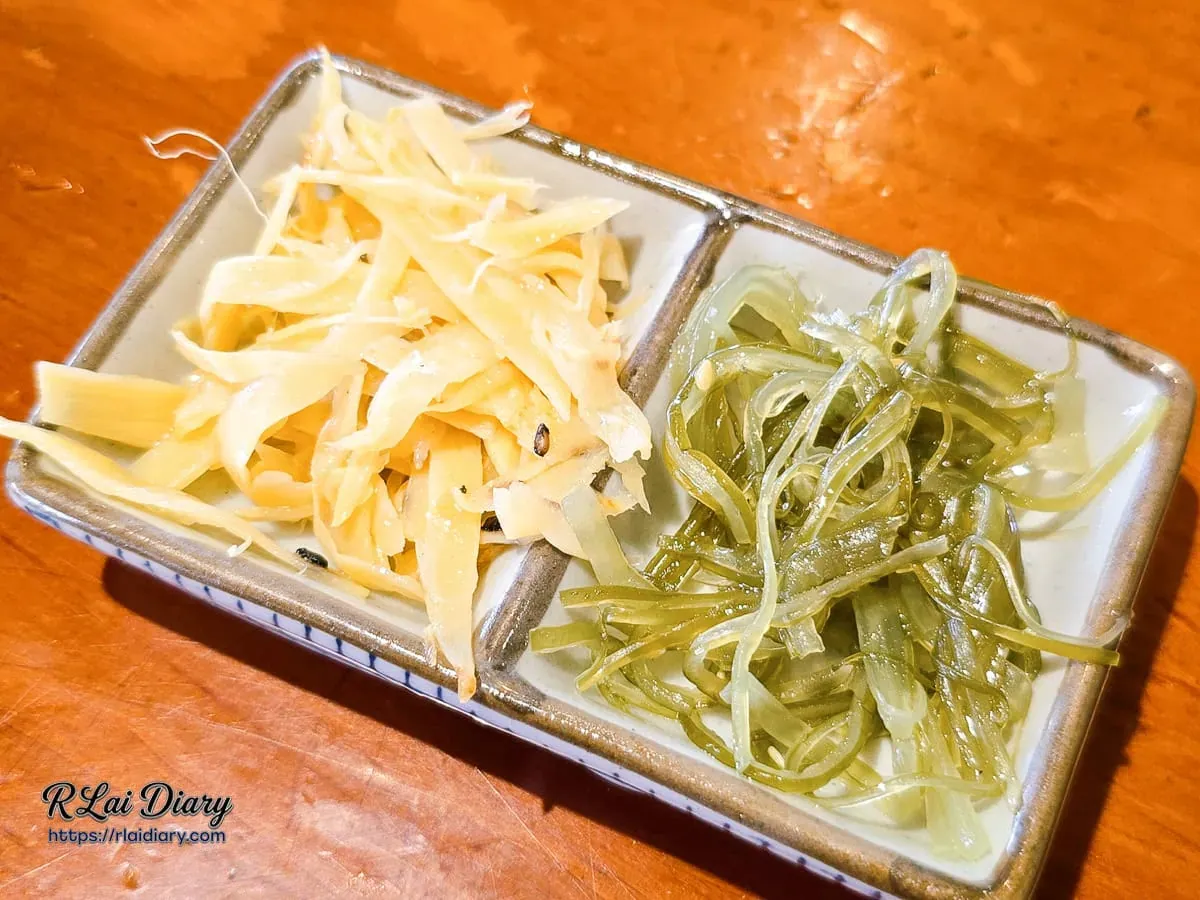 定食套餐中的開胃小菜