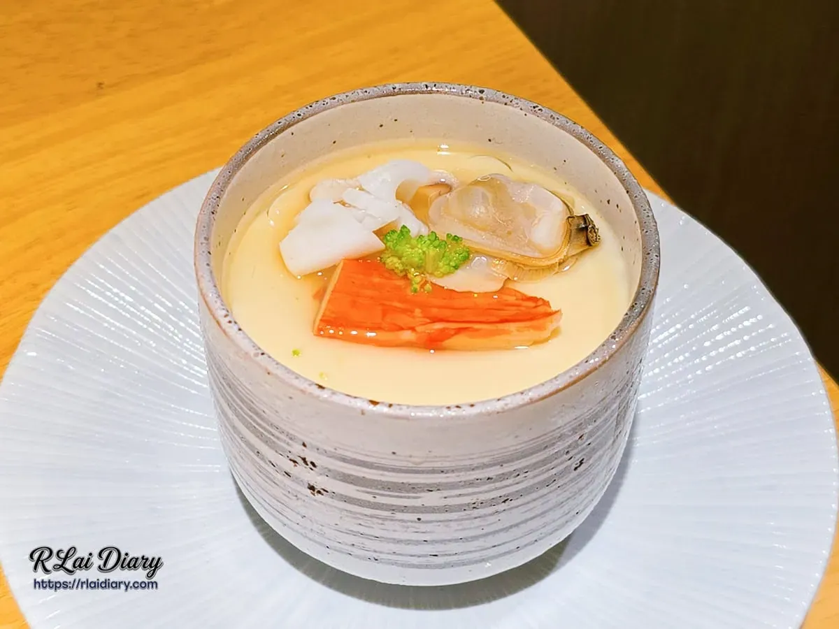 OMAKASE・食卓裝在手作陶杯裡的精緻海鮮茶碗蒸