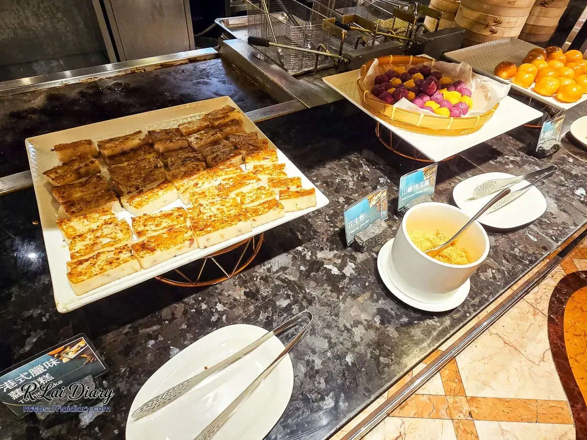 豐FOOD現煎臘味蘿蔔糕與炸物餐檯