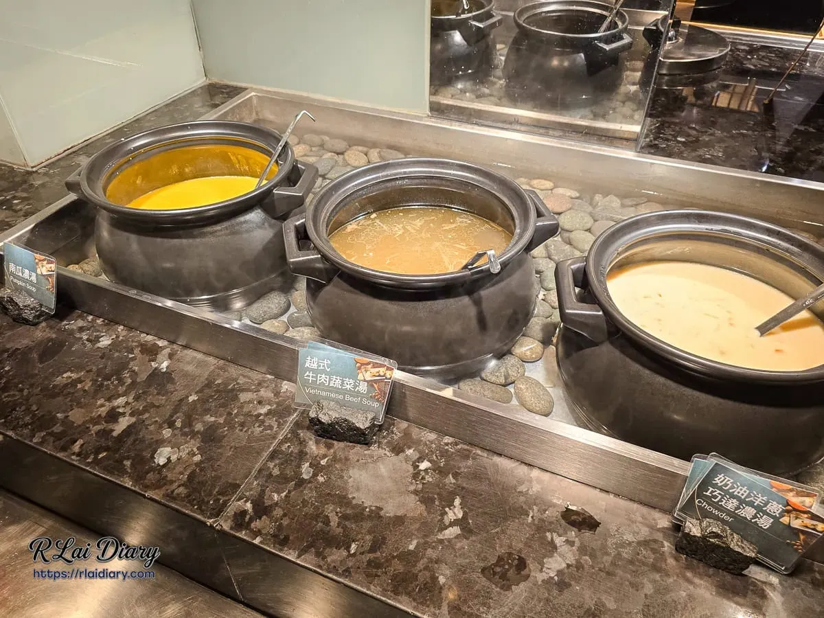豐FOOD各式濃湯包含南瓜濃湯與牛肉蔬菜湯
