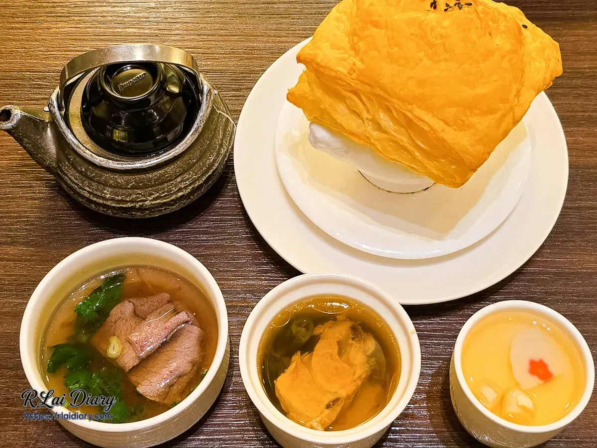 個人分享照：豐FOOD酥皮濃湯與茶碗蒸組合