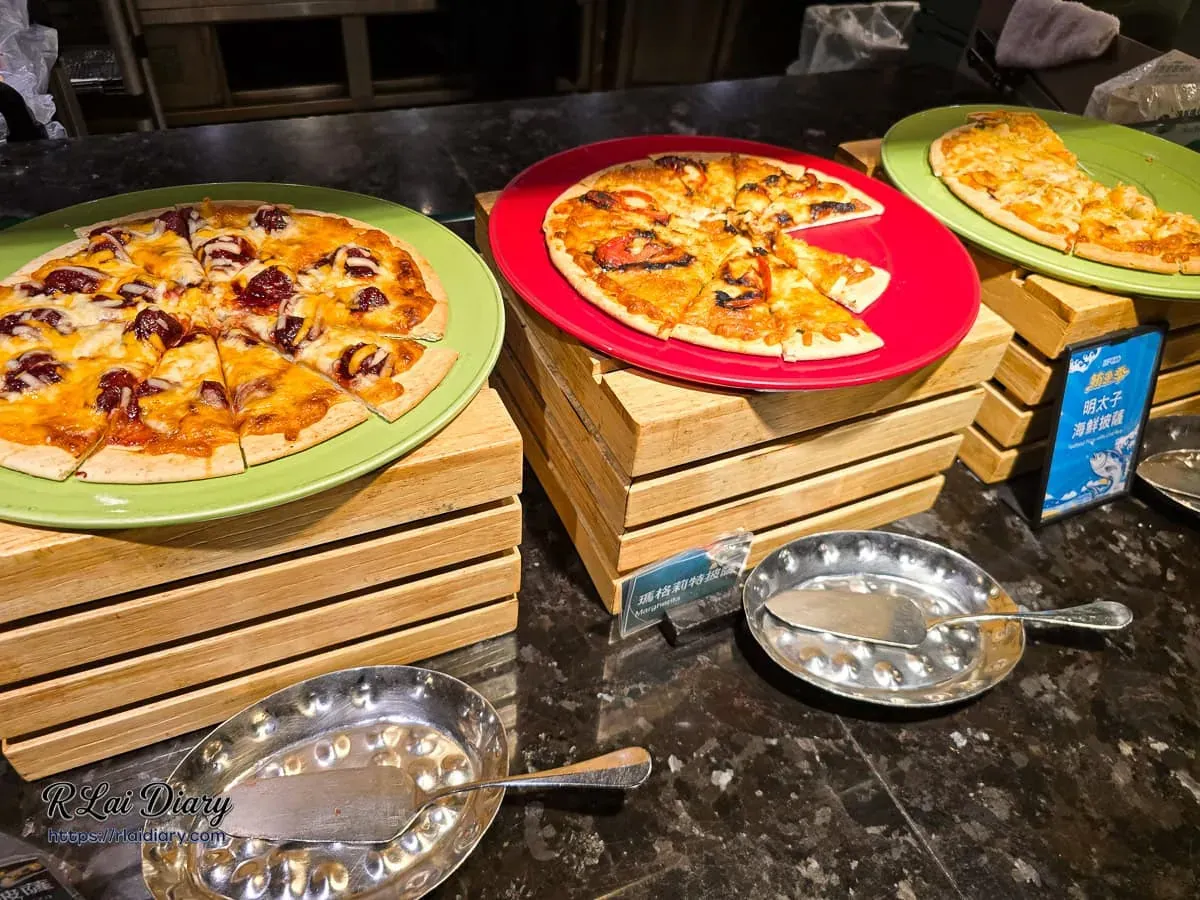 豐FOOD現烤披薩包含明太子海鮮口味