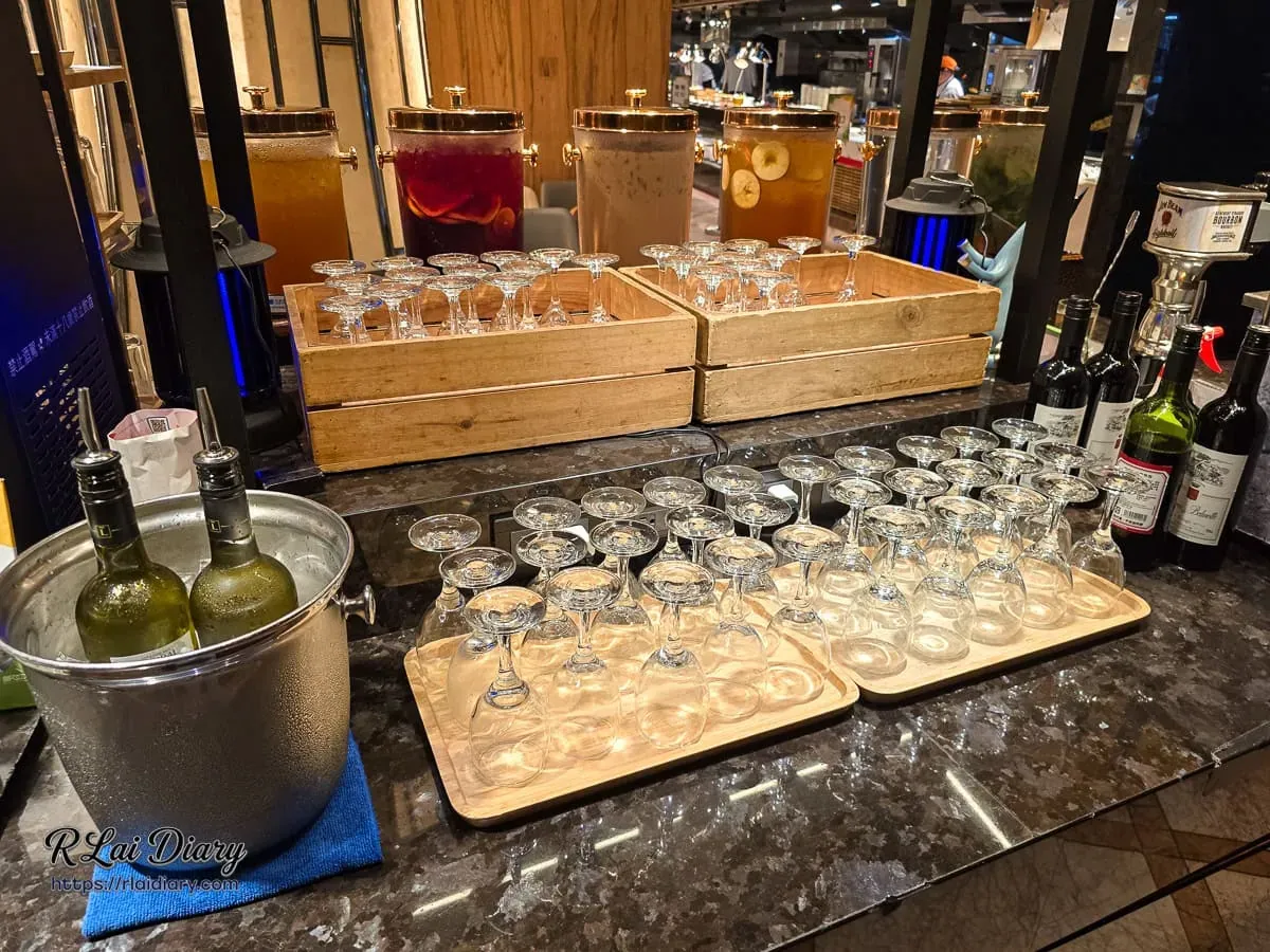 豐FOOD晚餐限定紅白酒飲品區