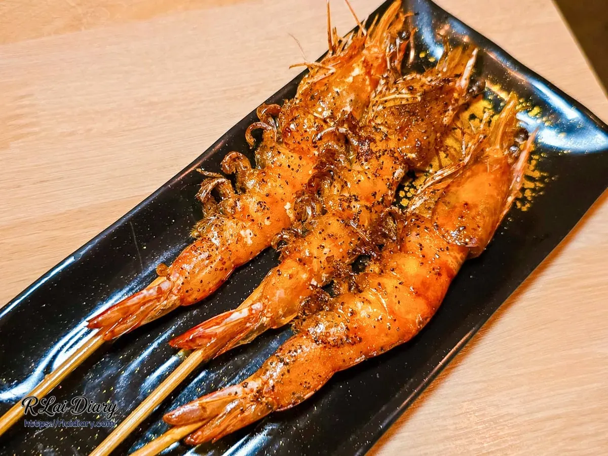 柒息地日式原味海鮮：鹽酥甜白蝦散發自然海味焦香
