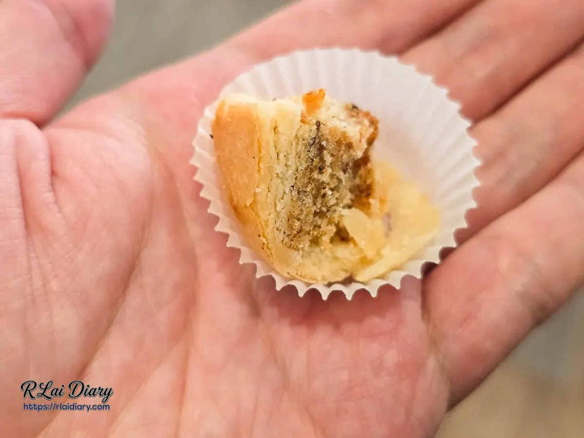 融合海洋風味的特製魚鬆酥餅試吃，鹹甜交織層次豐富