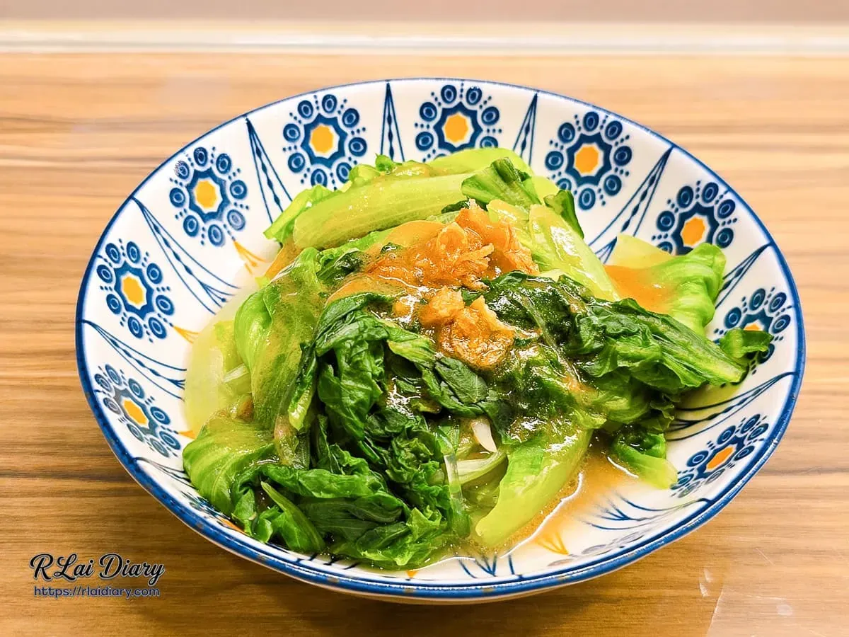 小捲日記季節時蔬大陸妹特寫：淋上古早味香酥油蔥醬汁
