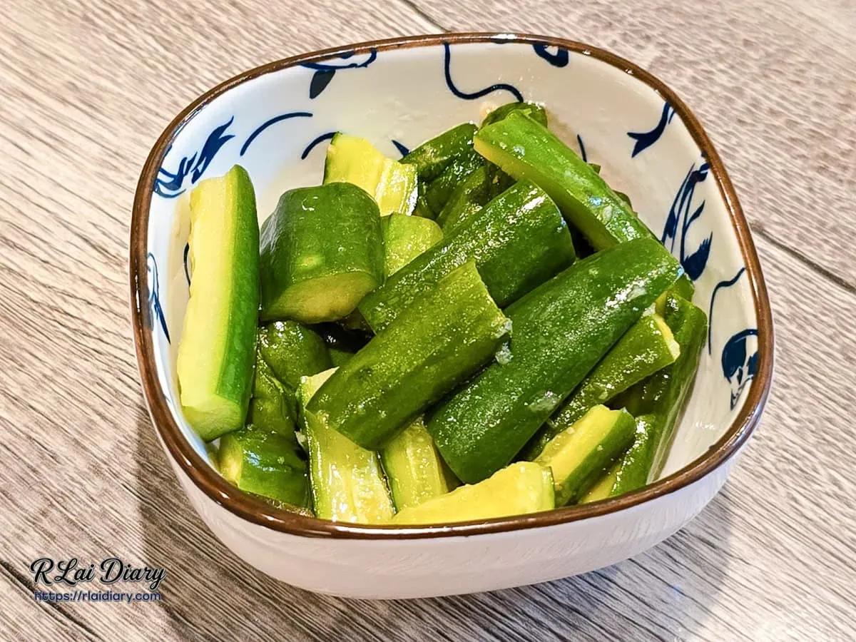 食的初開胃小菜：蒜香十足的招牌涼拌黃瓜