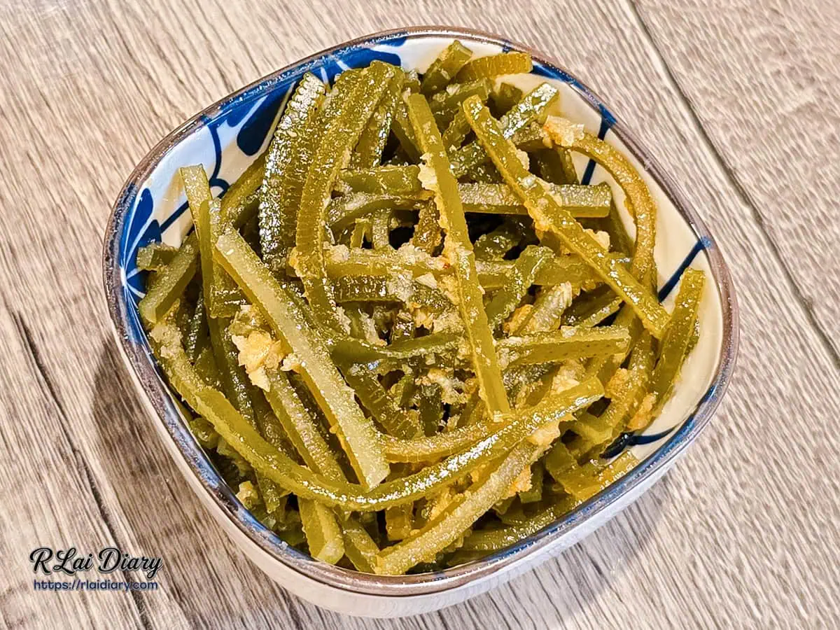 食的初經典小菜：蒜香拌海帶絲